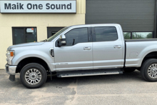 2022 Ford F-350 with professional window tint in North Bay